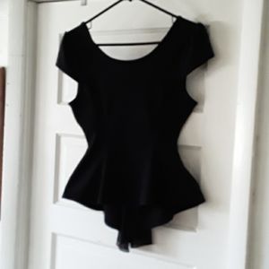 3/$15 La vie 89 Peplum Blouse